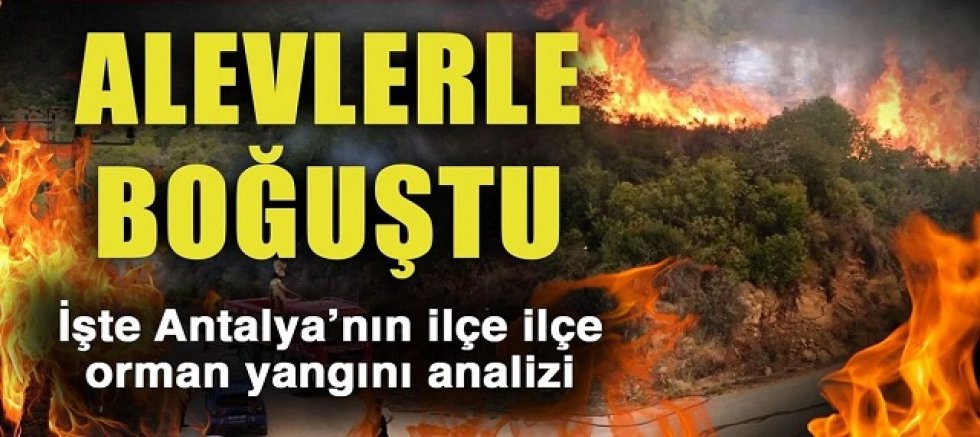   Antalya’nın Orman yangınlarıyla imtihanı !