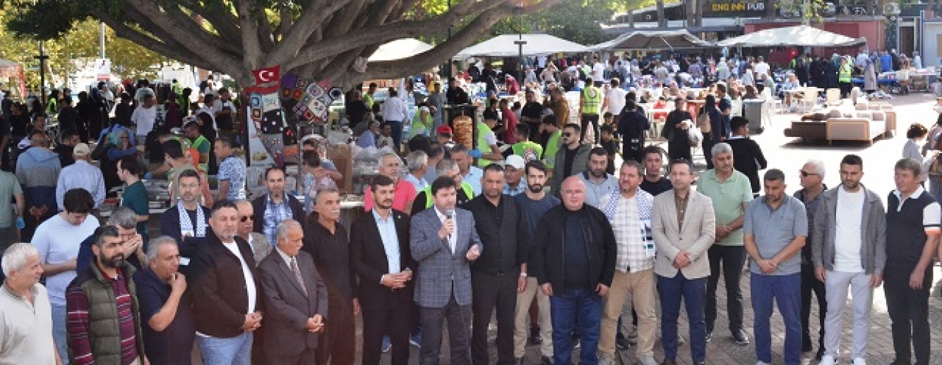 Manavgat, Gazze İçin Tek Yürek Oldu! “Gazzeye Umut Ol” Kermesine Yoğun İlgi