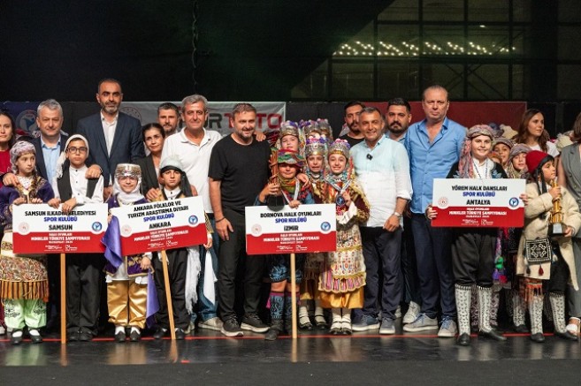 MİNİKLER TÜRKİYE HALK OYUNLARI ŞAMPİYONASI MANAVGAT’TA COŞKUYLA SONA ERDİ