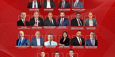 Antalya CHP’nin Yeni ilçe başkanları !