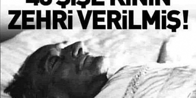 ATATÜRK ZEHİRLENDİ Mİ?