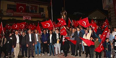 İbradı’da Cumhuriyet coşkusu sokaklara sığmadı