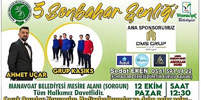 KONYALILAR DERNEĞİNDEN 3.SONBAHAR ŞENLİĞİNE DAVET