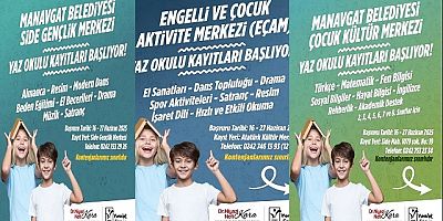 Manavgat Belediyesi Yaz Okulu kayıtları başlıyor