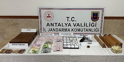 Manavgat'ta kumarcılara suçüstü !
