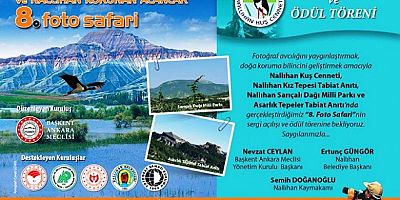 Nallıhan Kuş Cenneti Sergisi Yarın Ankara Kent Konseyi Salonunda Açılıyor. 